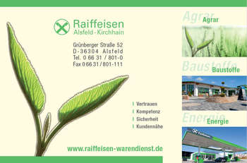 Raiffeisen Waren GmbH & Co. Betriebs KG Alsfeld Raiffeisen-Standort